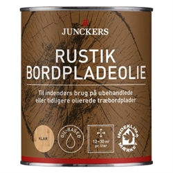 Junckers Rustik BordpladeOlie - Klar 3/4 liter